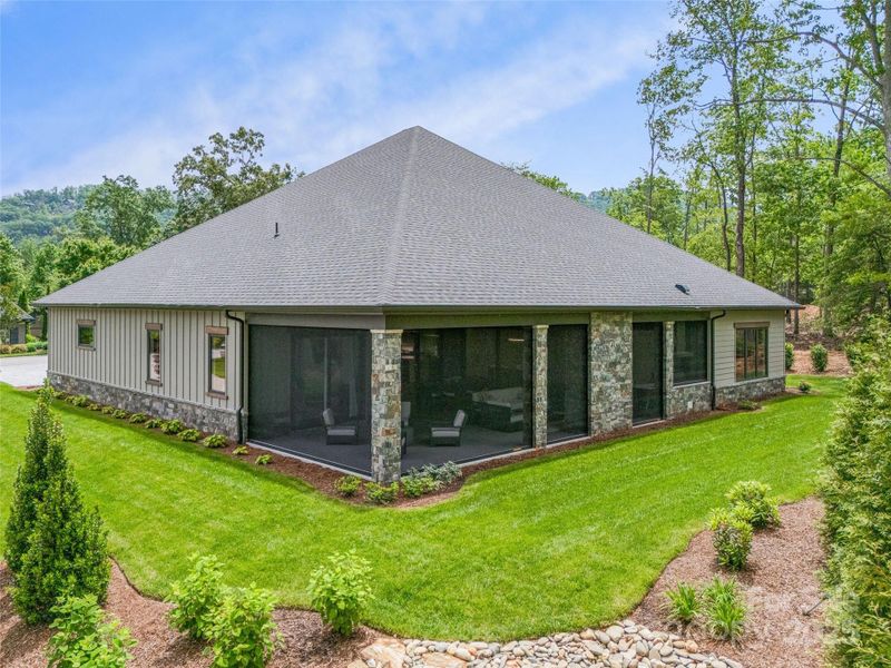 Front exterior of a new home in , Arden, NC, highlighting curb appeal (Image 21). Front exterior of a new home in , Arden, NC, highlighting curb appeal (Image 21).