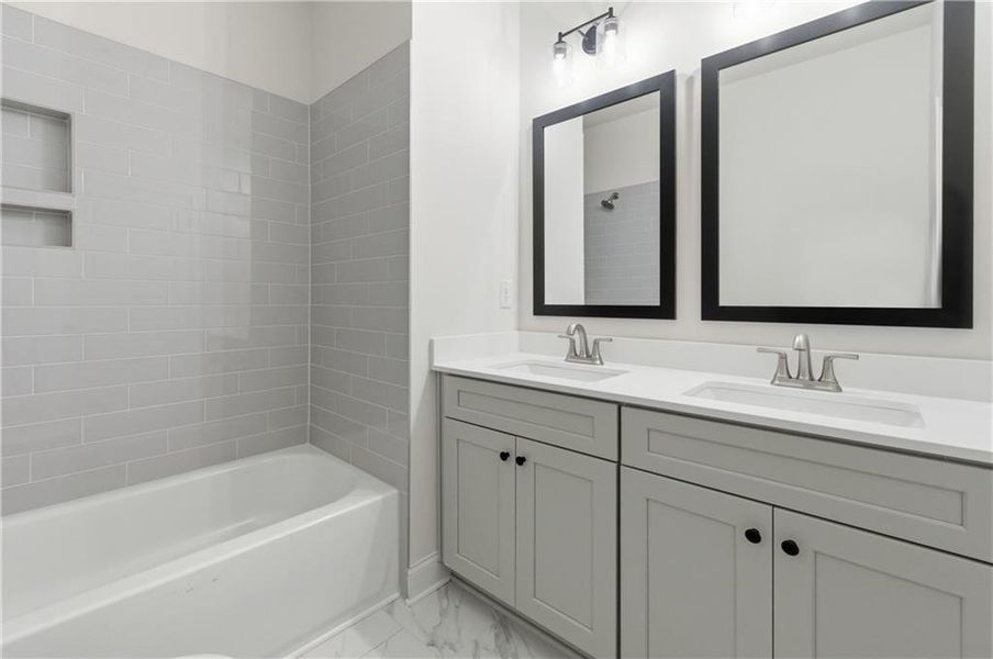 Furnished interior view inside a new home in , Marietta (Image 8).