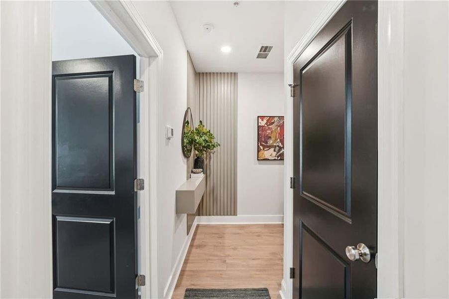 Welcome home, main entrance