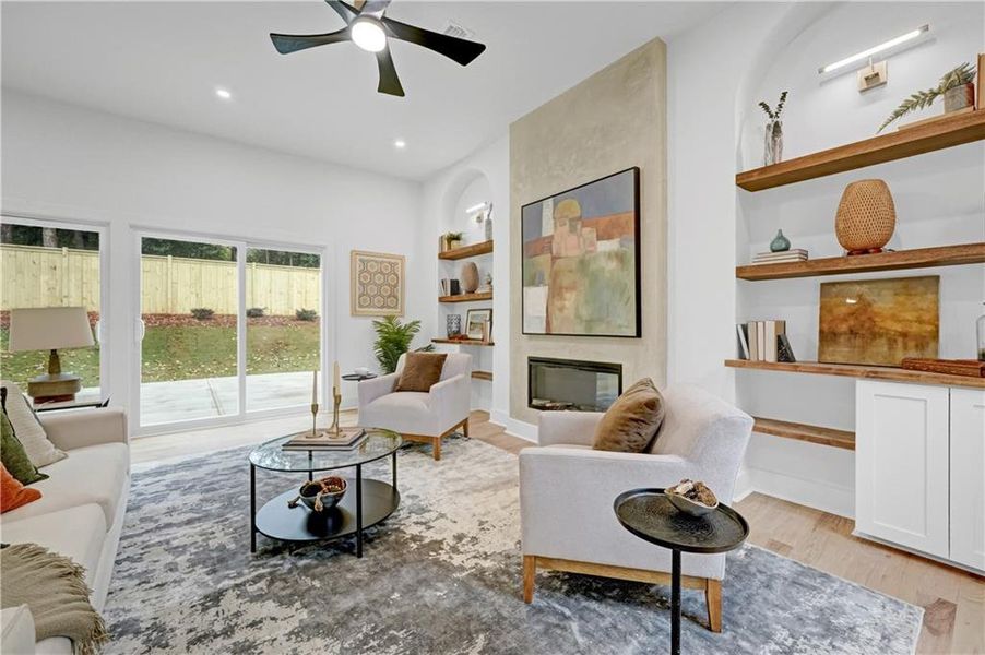 Furnished interior view inside a new home in , Decatur (Image 13).