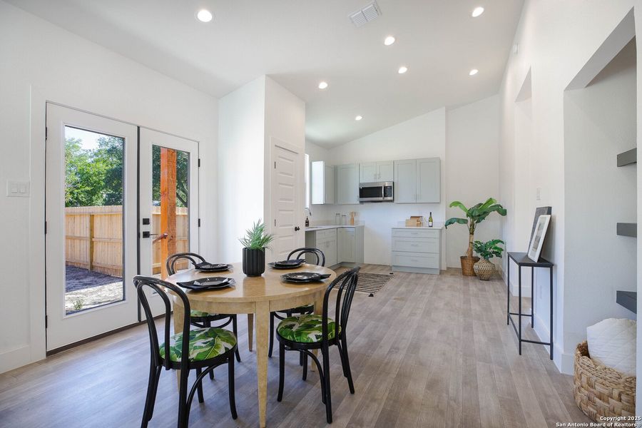 Furnished interior view inside a new home in , San Antonio (Image 44). Furnished interior view inside a new home in , San Antonio (Image 44).