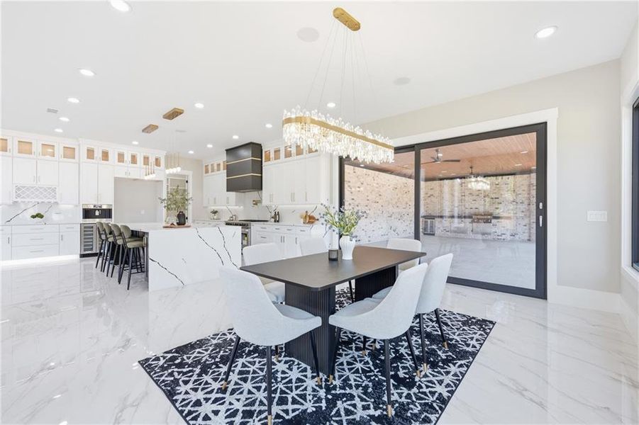 Furnished interior view inside a new home in , Dacula (Image 33).