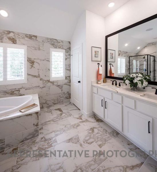 Furnished interior view inside a new home in Woodforest, Montgomery (Image 6).