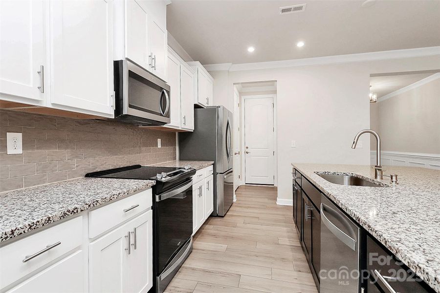Furnished interior view inside a new home in , Mint Hill (Image 17).