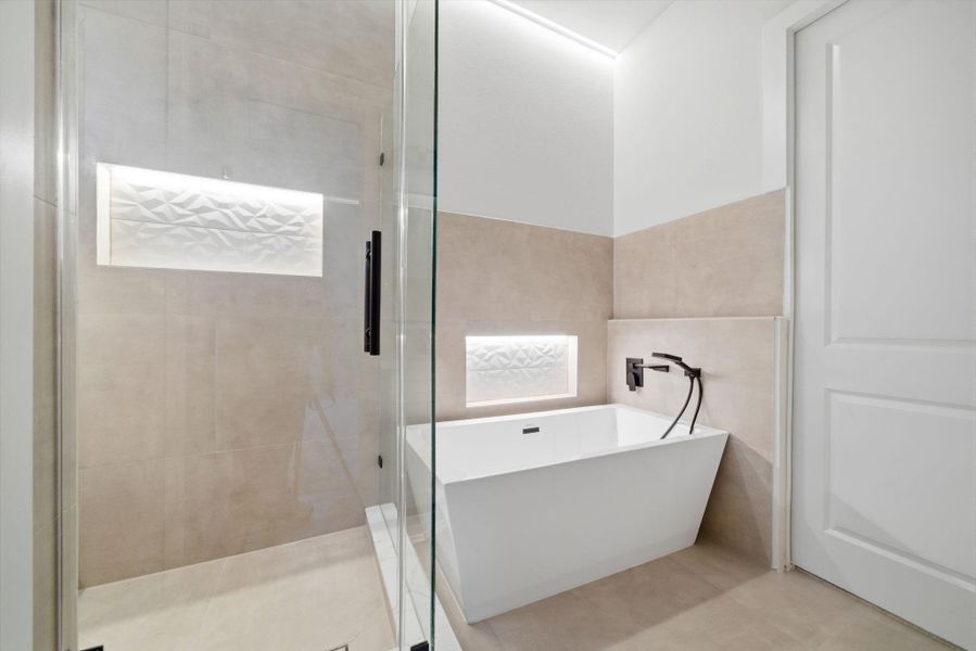 Furnished interior view inside a new home in , Houston (Image 15).