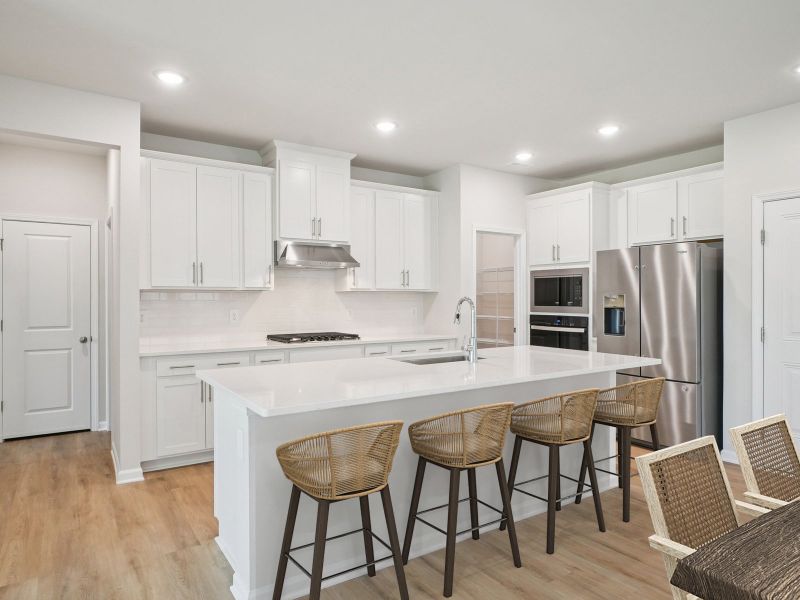 Furnished interior view inside a new home in Marshburn Landing - Classic Series, Wendell (Image 3).