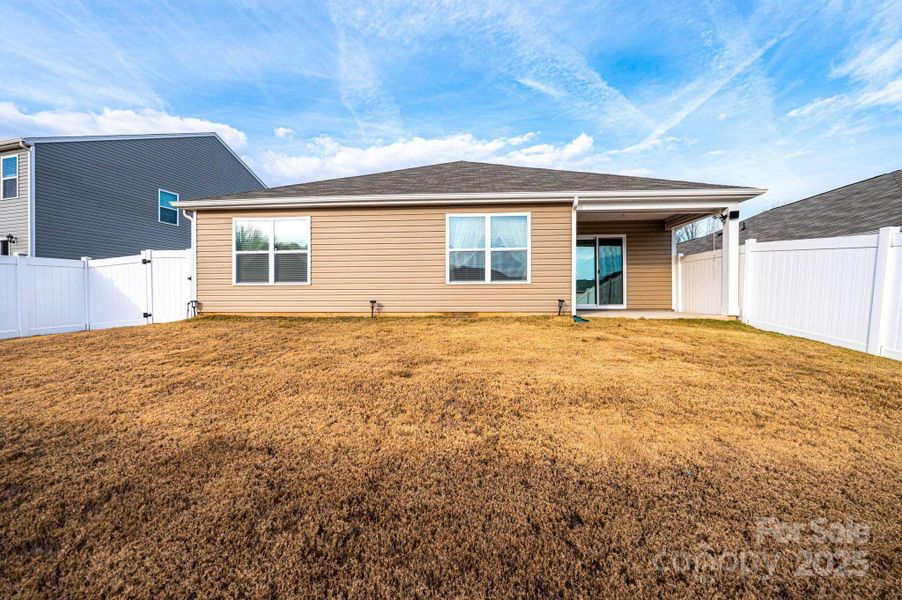 Exterior details and patio area of a home in Villages of Maiden, Maiden (Image 26). Exterior details and patio area of a home in Villages of Maiden, Maiden (Image 26).