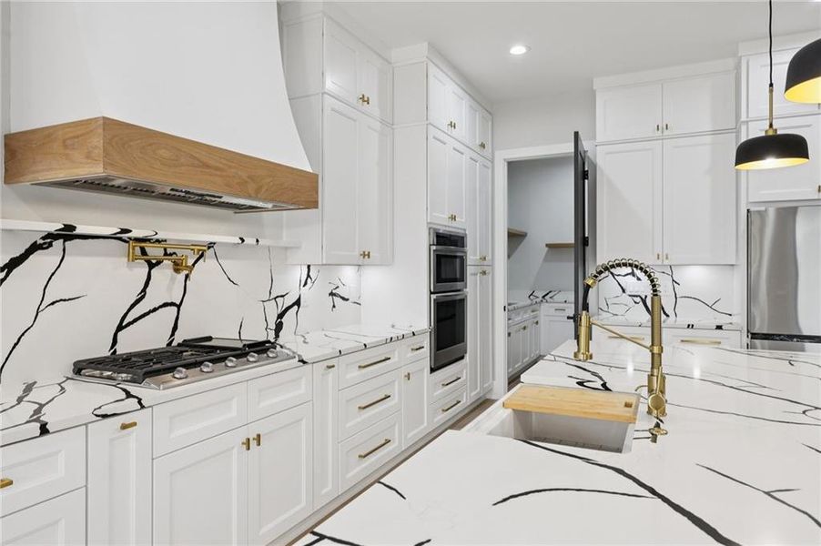 Furnished interior view inside a new home in , Auburn (Image 43).