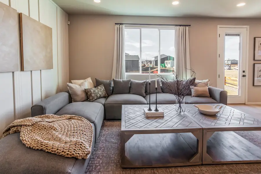 Representative furnished interior of a home built from the Clemens by Hartford Homes in Bloom, Fort Collins (Image 13).