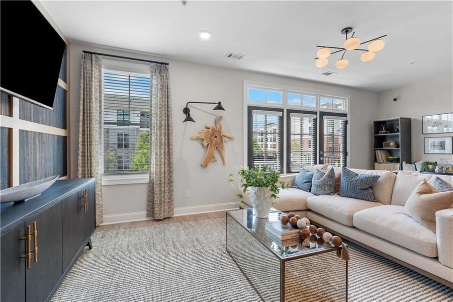 Family room perfect for entertaining Family room perfect for entertaining