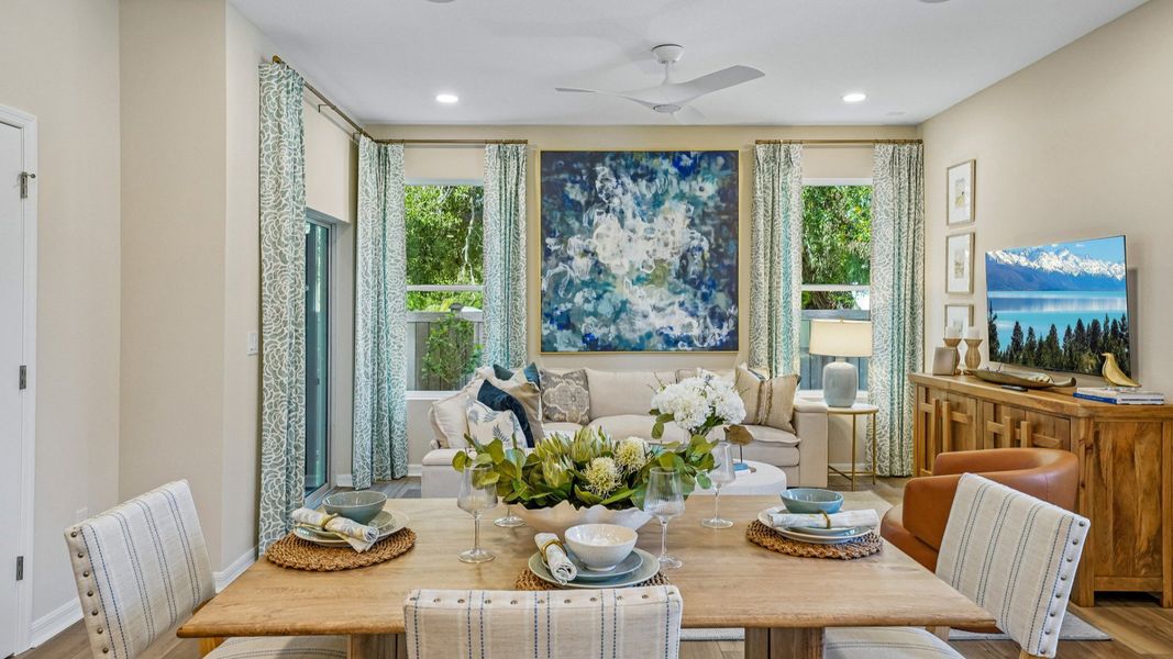 The Dining and Living Room