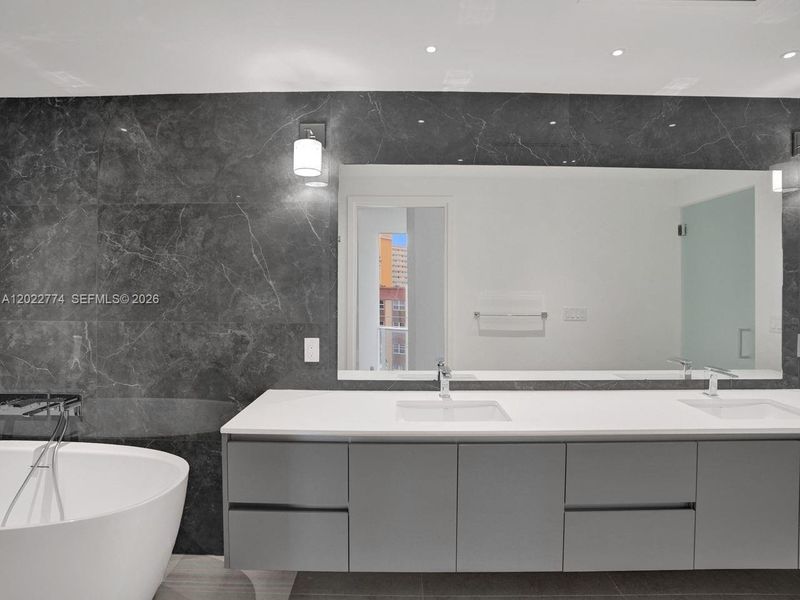 Furnished interior view inside a new home in , Pompano Beach (Image 10).