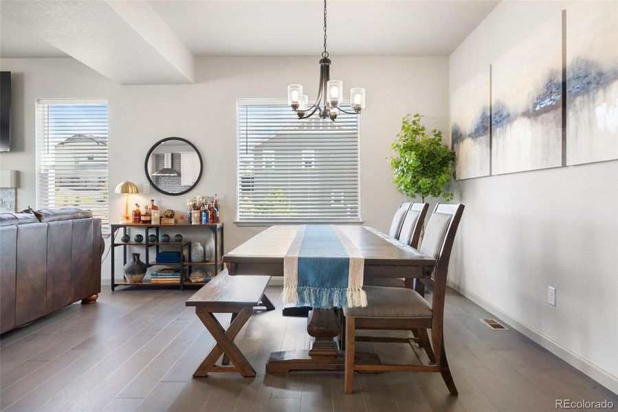 Furnished interior view inside a new home in , Colorado Springs (Image 28).