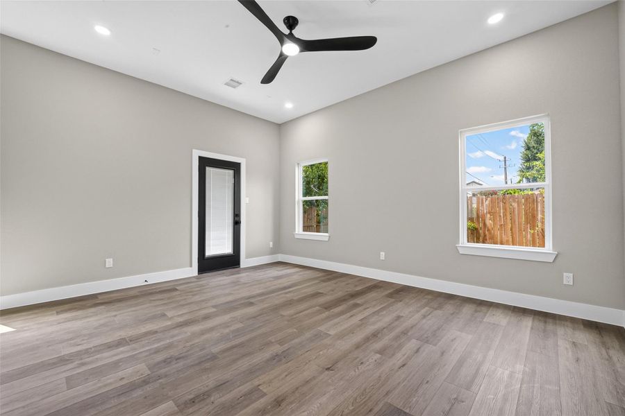 Spacious, unfurnished interior of a new home in , Houston (Image 22). Spacious, unfurnished interior of a new home in , Houston (Image 22).