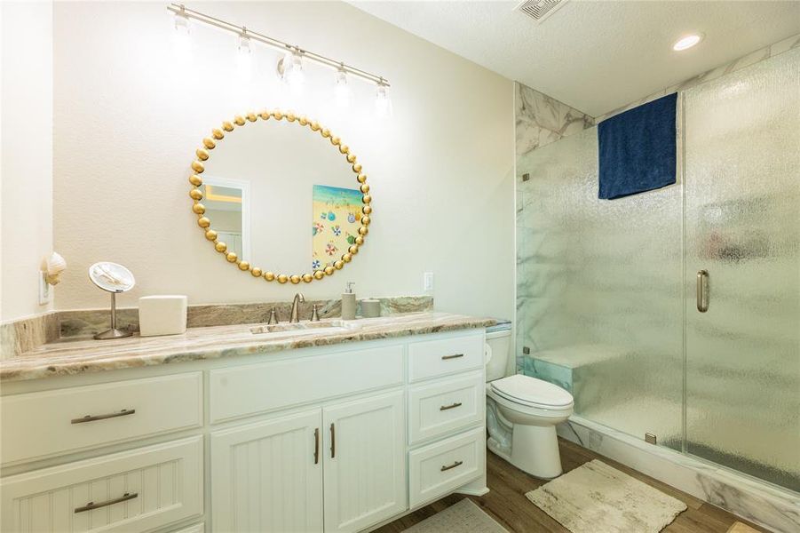 Furnished interior view inside a new home in , Crystal Beach (Image 20).