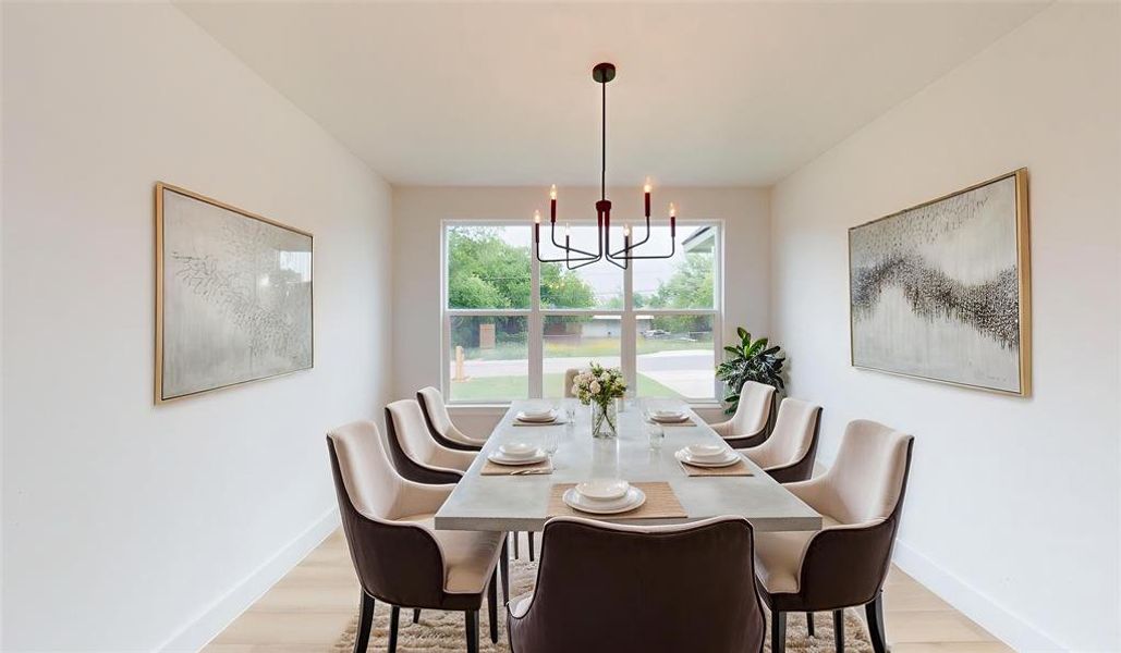 Furnished interior view inside a new home in , Weatherford (Image 8).