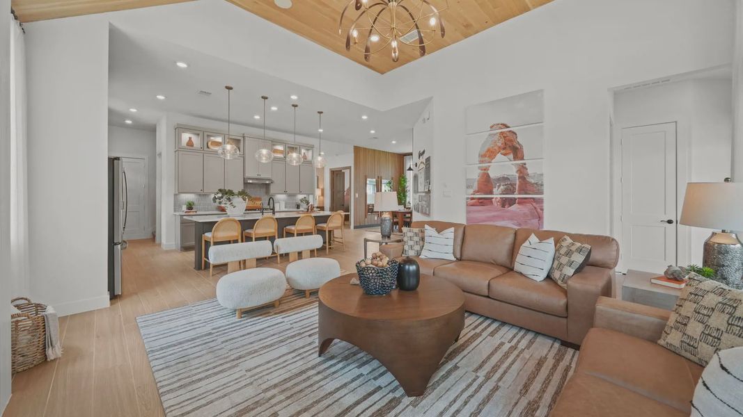 Furnished interior view inside a new home in Grange, Katy (Image 22).