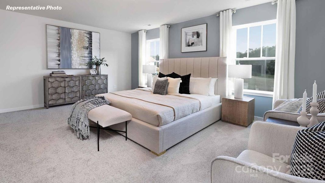 Furnished interior view inside a new home in The Falls at Newton, Newton (Image 15).