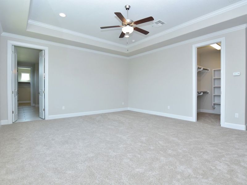 Representative unfurnished interior of a home built from the Coronado I by Giddens Homes in Clearwater Ranch, Liberty Hill (Image 28).