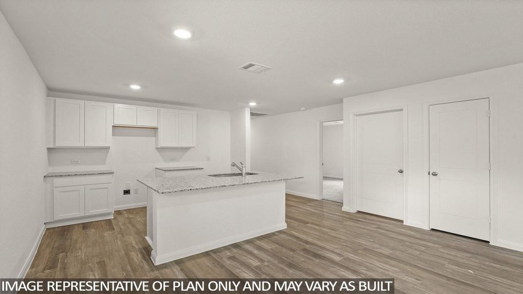 Furnished interior view inside a new home in McCrorey Trails, Conroe (Image 3).