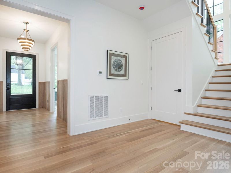 Entry hall and staircase