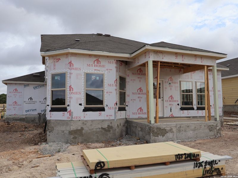In-progress construction of a new home in Greenspoint Heights, Seguin, TX (Image 27).