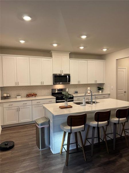 Furnished interior view inside a new home in , Loganville (Image 27).