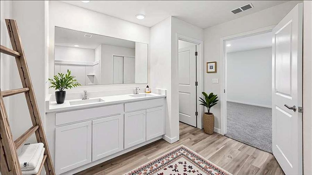 Furnished interior view inside a new home in Mableton Station, Mableton (Image 3).