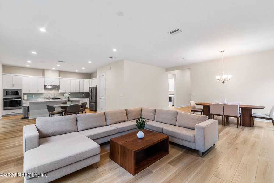 Furnished interior view inside a new home in , Jacksonville (Image 9).