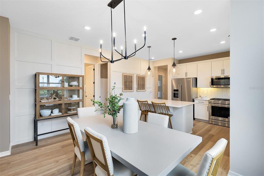 Model Home Design Only. Pictures and furnishings are for illustrative purposes only. Elevations, colors and options may vary. Furniture is for model home staging only.