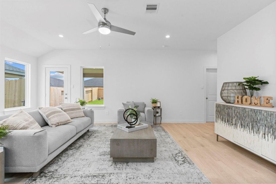 Furnished interior view inside a new home in Emberly, Beasley (Image 29).