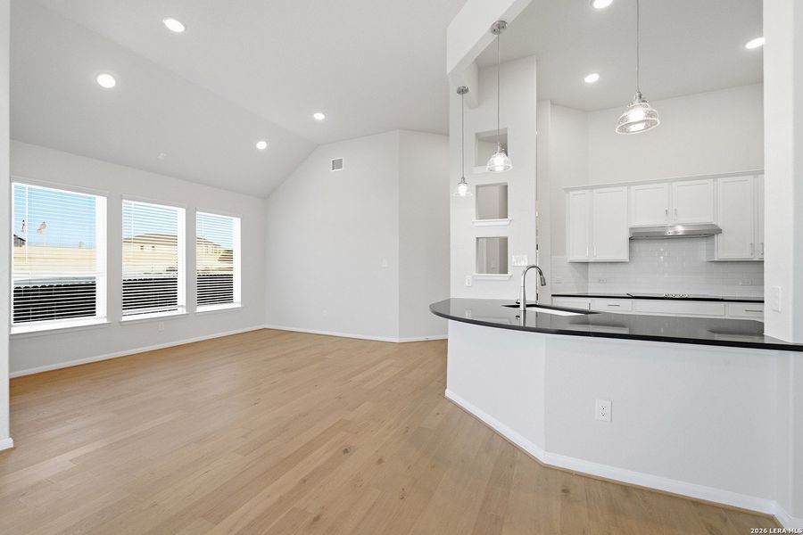 Spacious, unfurnished interior of a new home in The Woodlands at Medina Hills, Mico (Image 30).