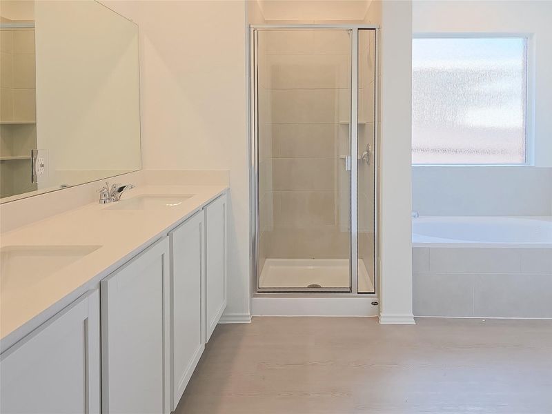 Furnished interior view inside a new home in Lively Ranch: Claremont Collection, Georgetown (Image 7). Furnished interior view inside a new home in Lively Ranch: Claremont Collection, Georgetown (Image 7).