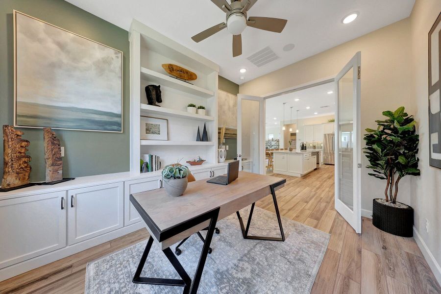 Representative furnished interior of a home built from the Crimson by Mattamy Homes in Miravida, Surprise (Image 35).