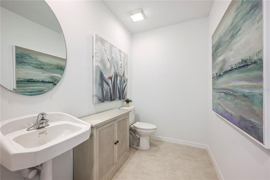 Furnished interior view inside a new home in Waterstone, Groveland (Image 14).