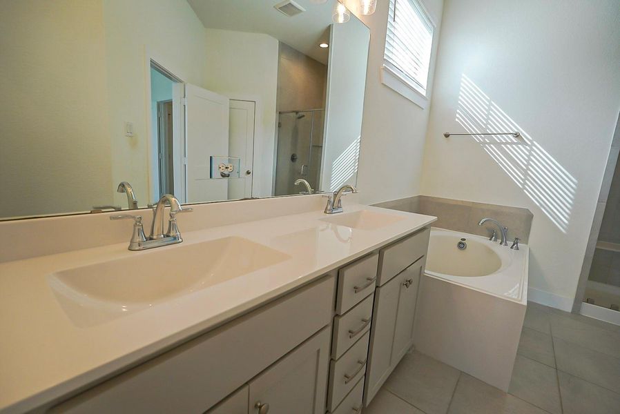 Furnished interior view inside a new home in , Cypress (Image 12).