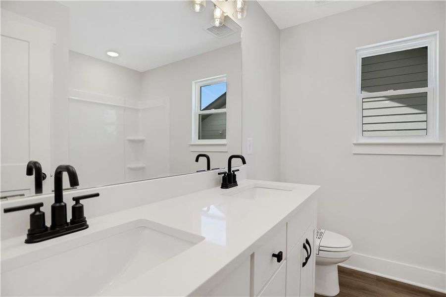 Furnished interior view inside a new home in Twin Lakes, Hoschton (Image 6).