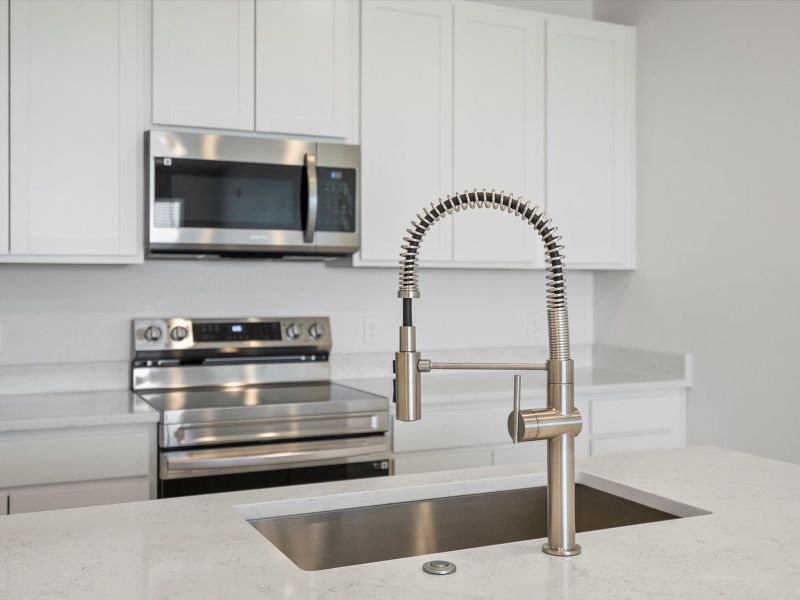 Close-up of interior finishes inside a home in Gateway Commons, Denver (Image 13).