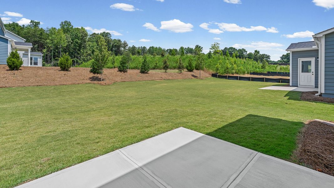 Exterior details and patio area of a home in Hunters Creek, Flowery Branch (Image 3). Exterior details and patio area of a home in Hunters Creek, Flowery Branch (Image 3).