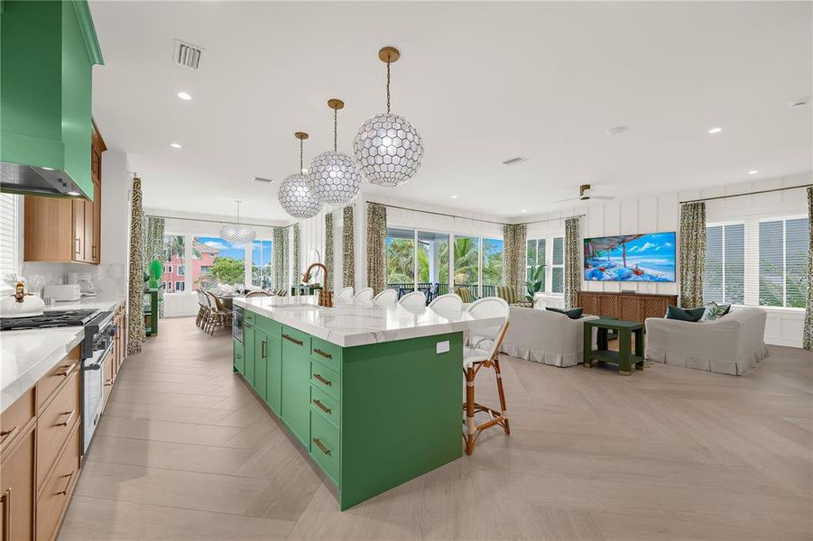 Furnished interior view inside a new home in , Sarasota (Image 36).