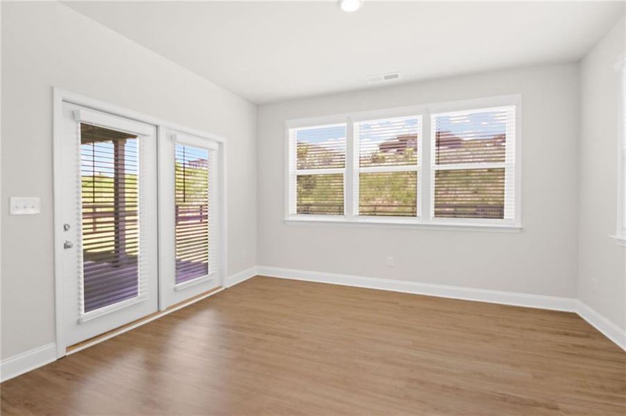 Spacious, unfurnished interior of a new home in Carmichael Farms, Canton (Image 23). Spacious, unfurnished interior of a new home in Carmichael Farms, Canton (Image 23).