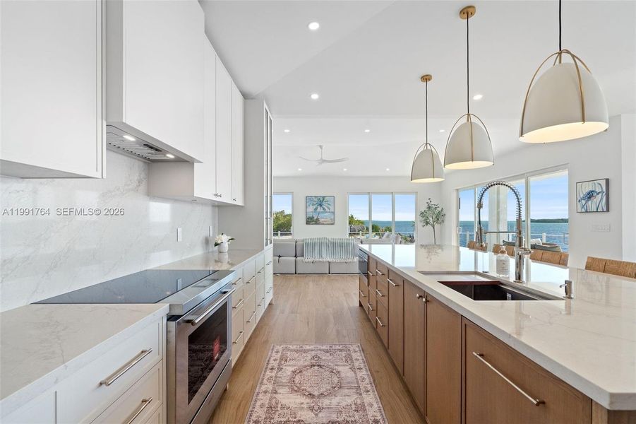 Furnished interior view inside a new home in , Key Largo (Image 11).
