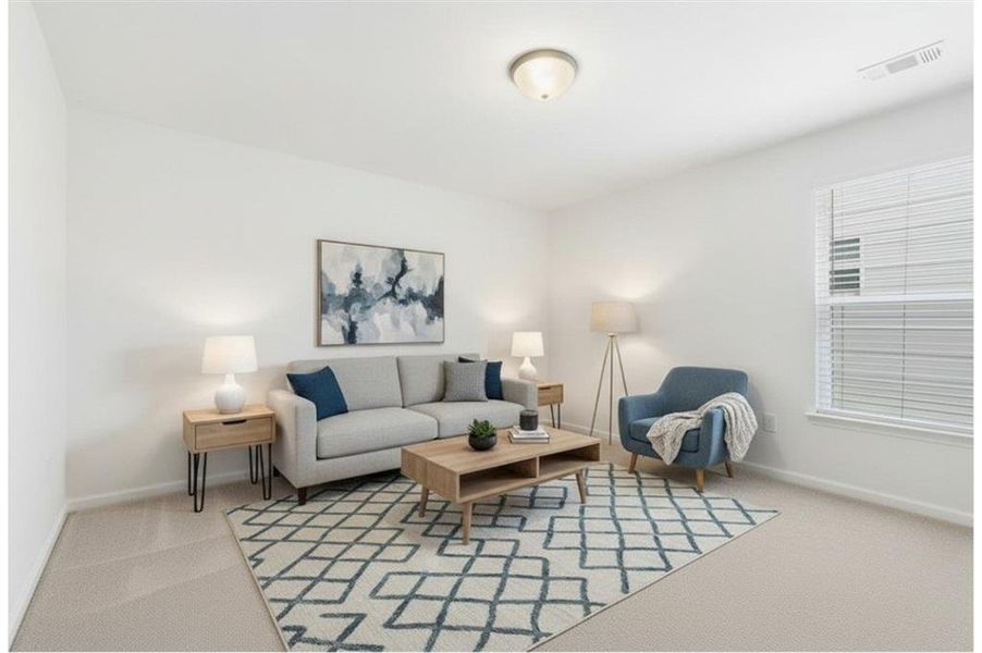 Furnished interior view inside a new home in , Hoschton (Image 10).