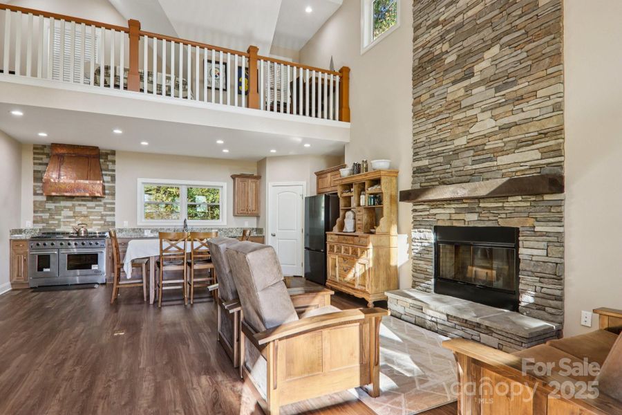 Bright open floorplan