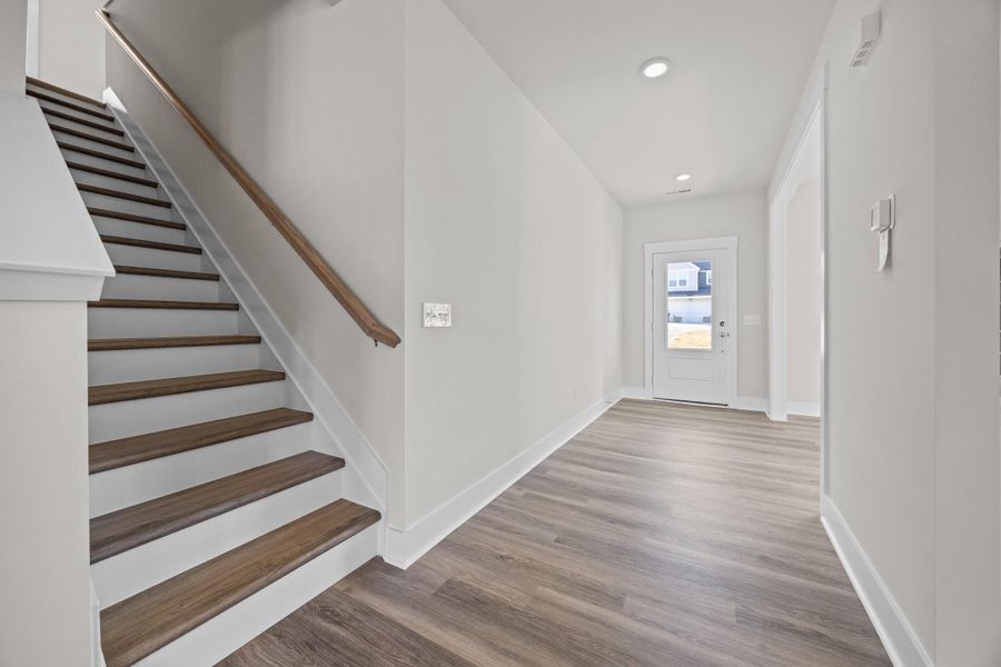 Representative unfurnished interior of a home built from the Doorbells and Sleighbells by Garman Homes in McConnell Ridge, McLeansville (Image 9).