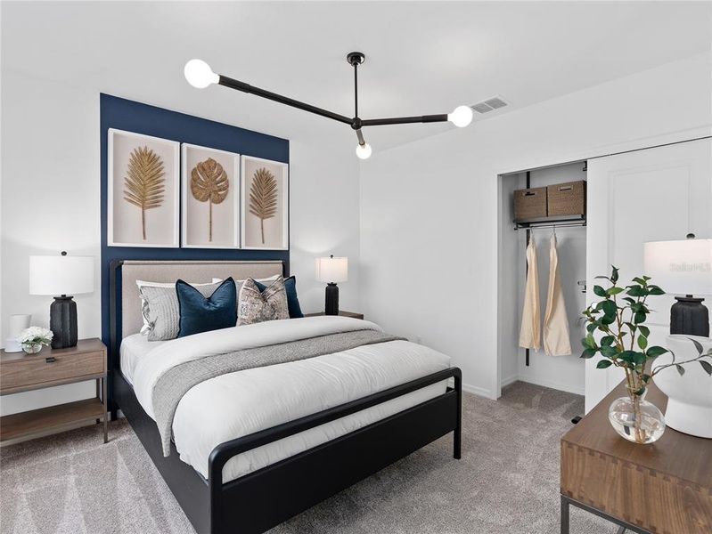 Furnished interior view inside a new home in EverBe, Orlando (Image 5).