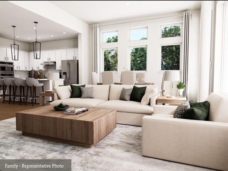 Furnished interior view inside a new home in Audubon – Ascent Collection, Magnolia (Image 4).