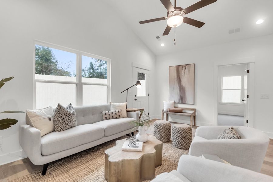 Furnished interior view inside a new home in , Charleston (Image 14). Furnished interior view inside a new home in , Charleston (Image 14).