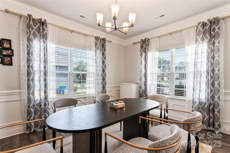 Furnished interior view inside a new home in , Locust (Image 25).