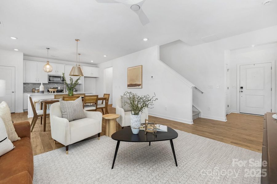 Furnished interior view inside a new home in , New London (Image 4).
